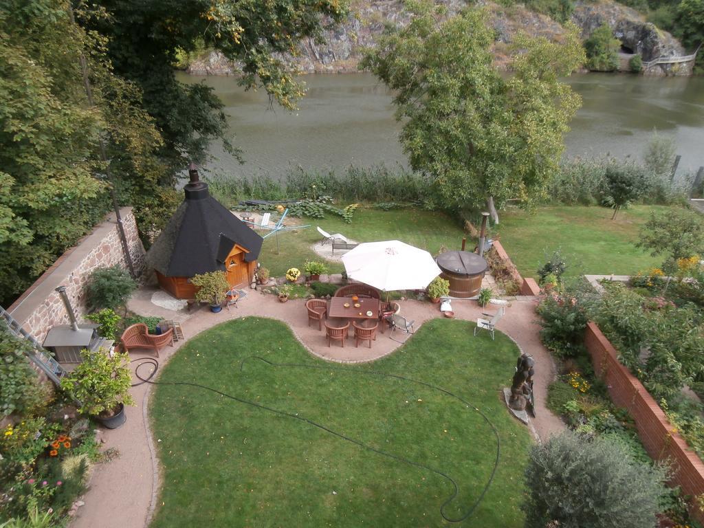 Ferienwohnung Saaleblick Halle  Zewnętrze zdjęcie